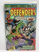 Defenders #31 Nighthawk, Hulk, Doctor Strange - 1976 Marvel Comic - £3.97 GBP