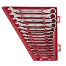 Milwaukee Tool 15pc Ratcheting Combination Wrench Set - SAE - $7,798.78 MXN
