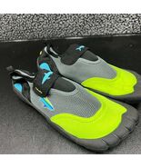 Newtz Toe Shoes Boys Youth Beach Water Shoes 6 Green Black BBNZ73CR059 - $152.23 MXN