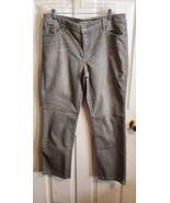 Chicos Jeans Women Sz 2 Short Gray Platinum Denim Distressed Mid Rise  C... - $25.97 CAD