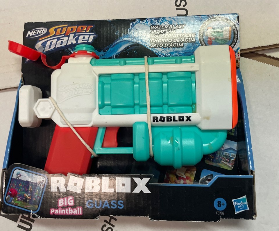 Nerf Super Soaker Roblox Sharkbite: Shrk 500 Water Blaster F5086