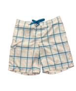 OP Ocean Pacific Blue and White Plaid Swim Trunks Men&#39;s Size XL - £10.22 GBP