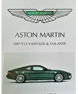 ASTON MARTIN DB7 V12 VANTAGE &amp; VOLANTE WORKSHOP MANUAL 99-04  - $21.13 CAD