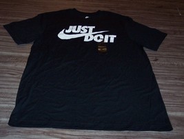 Nike Just Do It T-Shirt Mens Small New Black - £15.24 GBP