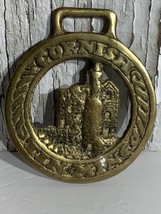 Vintage Cornish Tin Mine Mining Horse Brass - £15.46 GBP