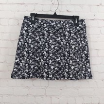 Tranquility Skirt Skort Womens Small Black Floral Athletic Golf Activewear - $19.99