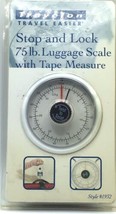 Travelon Travel Easier Luggage Scale &amp; Tape Measure 75 Lb. Scale Locking Dial - £9.93 GBP