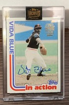 2021 Topps Archives Signature Series Vida Blue Autograph Padres 8/99 In Action - £37.98 GBP