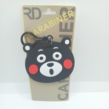 BEAR Carabiner PVC Silicone Keychain Luggage Tag Travel Bag Tag ID Golf Bag - £6.50 GBP