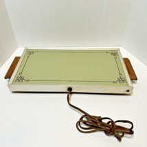 Vintage Cornwall Electric Warming Tray Model 1418 Handles Tested Works 16 x 9" - $18.79