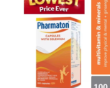 Pharmaton Capsule (100&#39;s) X 4 Boxes EXP: DEC 2024 Free DHL Express - $200.00