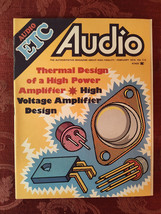 Rare AUDIO Hi Fi Magazine February 1974 High Voltage Amplifier Design - £12.94 GBP