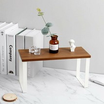 Japanese Style Wooden Tabletop Kitchen Storage Shelf Organiser Desktop Bookshelf - £19.63 GBP