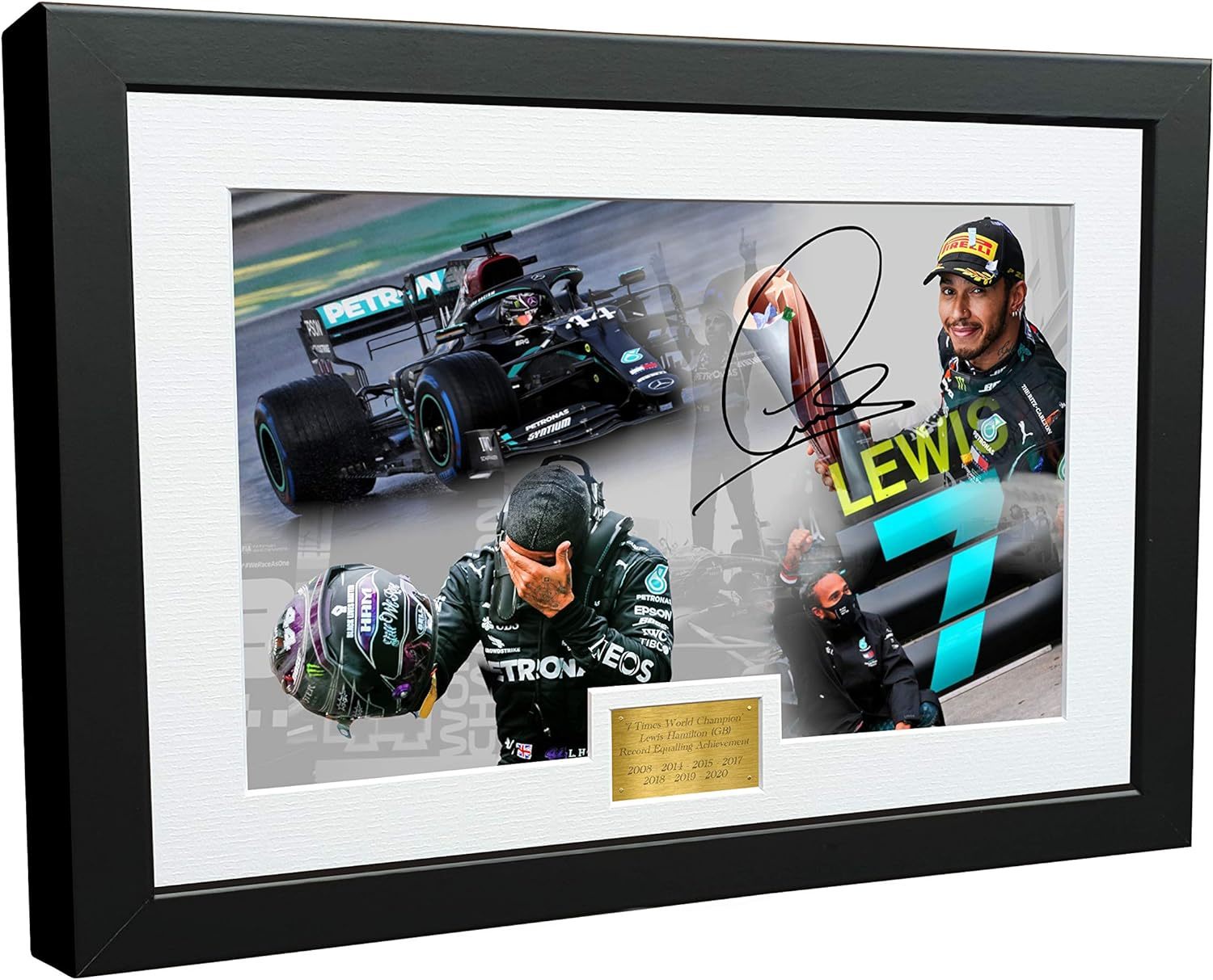 Primary image for A4 12X8 Signed Lewis Hamilton - Mercedes-Amg Petronas - Autographed Photo