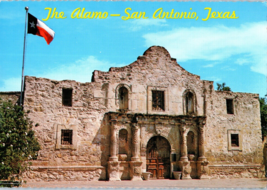 The Alamo Erected in 1718 as a church and fortress San Antonio Texas Postcard - £4.12 GBP