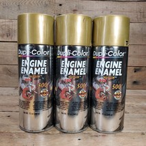 X3 Dupli-Color® DE1604 Gold Engine Enamel with Ceramic™ 12 oz. Aerosol - £35.13 GBP