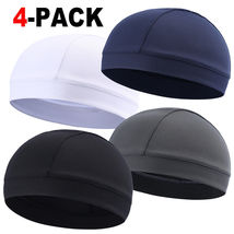 4PACK Sport Beanie Breathable Hat Skull Cap Sleep Hat Helmet Liner for M... - £27.53 GBP