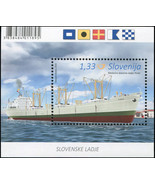 Slovenia. 2016. The ocean-going cargo vessel Piran (MNH OG) Souvenir Sheet - $3.94