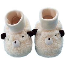 Baby Footwear Cartoon Plush Soft Soled Toddler Shoes Warm Winter House Shoes - £15.94 GBP
