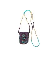 Mia Jewel Shop Authentic Leather Suede Seed Bead Fringe Medicine Pouch N... - $454.36 MXN