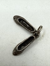 PAIR OF BALLET SHOES / BALLET SLIPPERS Sterling Silver CHARM/PENDANT - $9.90