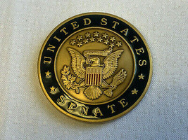 United States Senate Challenge Coin Military Token Medal Eagle Stars &amp; S... - £27.85 GBP