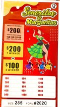 $2 Pull Tabs - Seal Cards Holders -Senoritas and Margaritas- 285 Count - $88.19