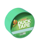 Duck Brand Printed Duct Tape, 1.88&quot; x 10 Yards, Fluorescent Mint Green - £6.21 GBP