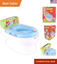 Official CoComelon Potty Trainer with Splash Guard and Storage – Easy to... - $51.50