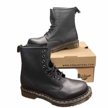 Dr. Martens Women&#39;s 1460w Originals Eight-Eye Lace-up Boot | US 7 | Black Nappa - £62.94 GBP