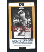 Factory Sealed 2 VHS Tapes-Ben Hogan-The Golf Swing-Improve Your Game - $24.50