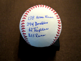 Bill Mazeroski Pittsburgh Pirates Hof Full Stat Signed Auto Baseball Jsa Beauty - £191.12 GBP