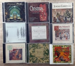 Christmas Traditional Classic CD Lot of 9 English Cathedrals Hallmark Brass - £11.90 GBP