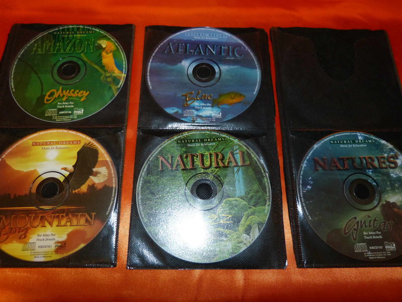 5 CD&#39;S NATURAL DREAMS NATURE SOUNDS SALE Amazon Mountain Atlantic Relaxa... - $40.00