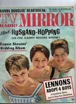 VINTAGE Jan 1964 Radio and TV Mirror Magazine Connie Stevens Lennon Sisters - £15.76 GBP