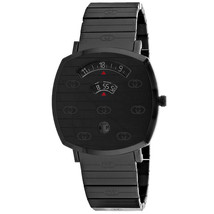 Gucci Men&#39;s Grip Black Dial Watch - YA157429 - £953.59 GBP