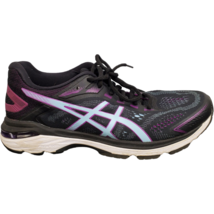 ASICS GT-2000 7 Sneaker Running Shoes Black Blue Purple Mesh Lace-Up Wom... - £17.07 GBP