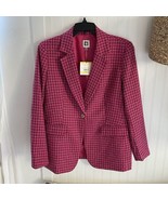 Anne Klein Women’s Pink Perfection Multi Tweed Work Blazer Jacket M MSRP... - £36.61 GBP