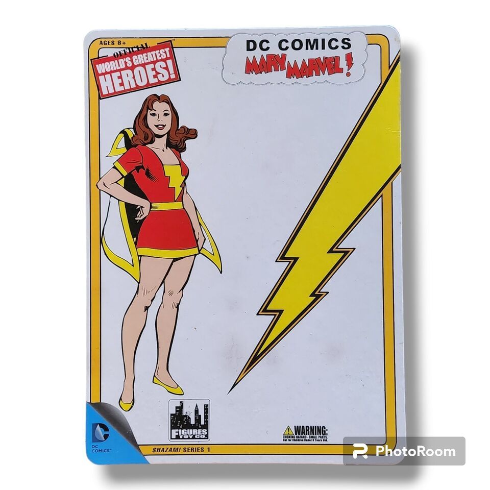 Primary image for Figure Toy Co., DC, Official Worlds Greatest Heroes, PROOF Card Back,Mary Marvel