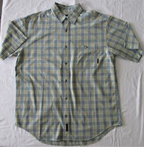 Timberland Men&#39;s Short Sleeve Cotton Shirt Size Large - £13.35 GBP