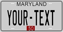 Maryland 1950 Personalized Tag Vehicle Car Auto License Plate - £13.17 GBP