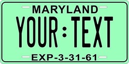 Maryland 1961 Personalized Tag Vehicle Car Auto License Plate - £13.17 GBP
