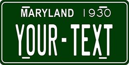 Maryland 1930 Personalized Tag Vehicle Car Auto License Plate - £13.17 GBP