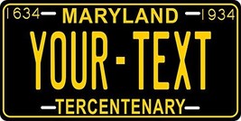 Maryland 1934 Personalized Tag Vehicle Car Auto License Plate - £13.37 GBP