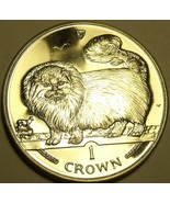 Gem Unc Isle Of Man 1997 Crown~Long Haired Smoke Cat~Fantastic - £20.68 GBP