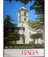 Original Poster Italy Alitalia Fermo Duomo Cathedral - $43.59