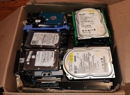 Lot 44 Computer Hard Drives Scrap Gold Parts Recovery As IS Platinum Lap... - £58.63 GBP