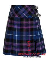 Pride of Scotland Tartan Ladies Skirt For Women Knee Length Tartan Pleated Kilt - £30.71 GBP