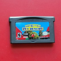 GBA Paws &amp; Claws: Pet Resort Nintendo Game Boy Advance Animals Dogs Cats Works - $5.86