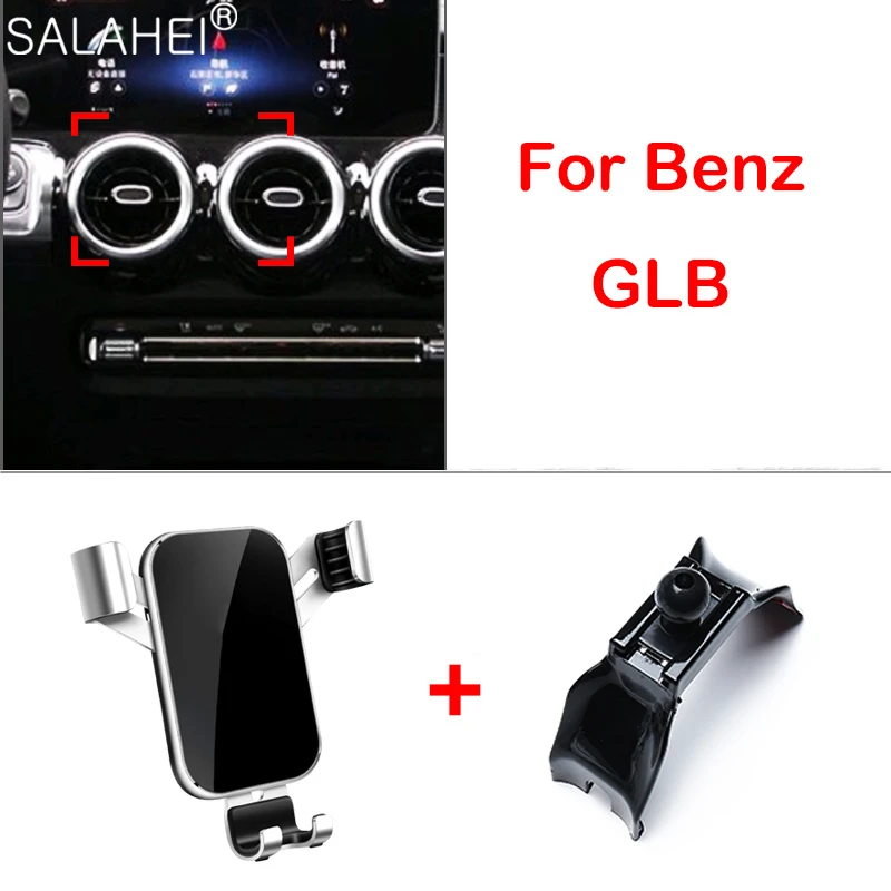 Compact Car Phone Holder For Mercedes Benz GLB 2020 Air Vent Snap-type GPS - £16.69 GBP